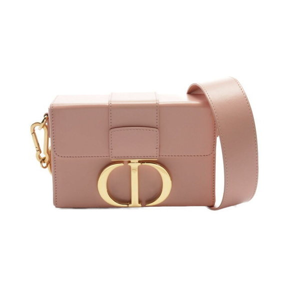Dior Montaigne Shoulder Bag Leather Pink - Picture 1 of 7